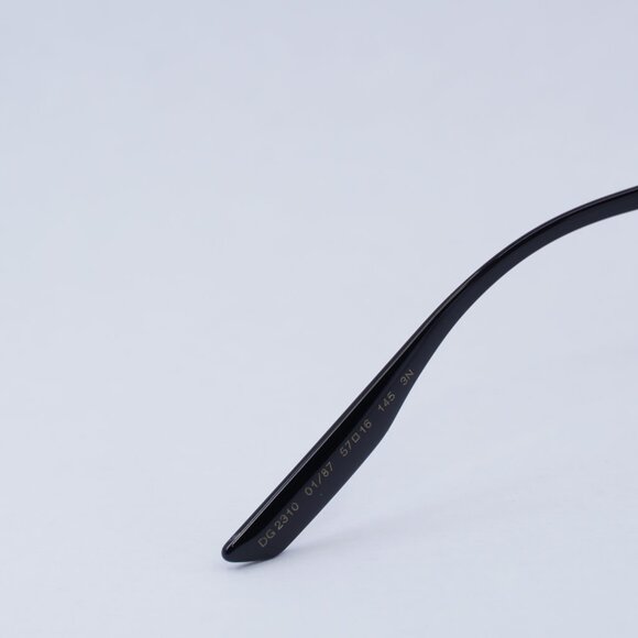 Dolce & Gabbana DG2310 01/87 Sunglasses Black Frame, Grey Lenses - Lowest Price! main image 4